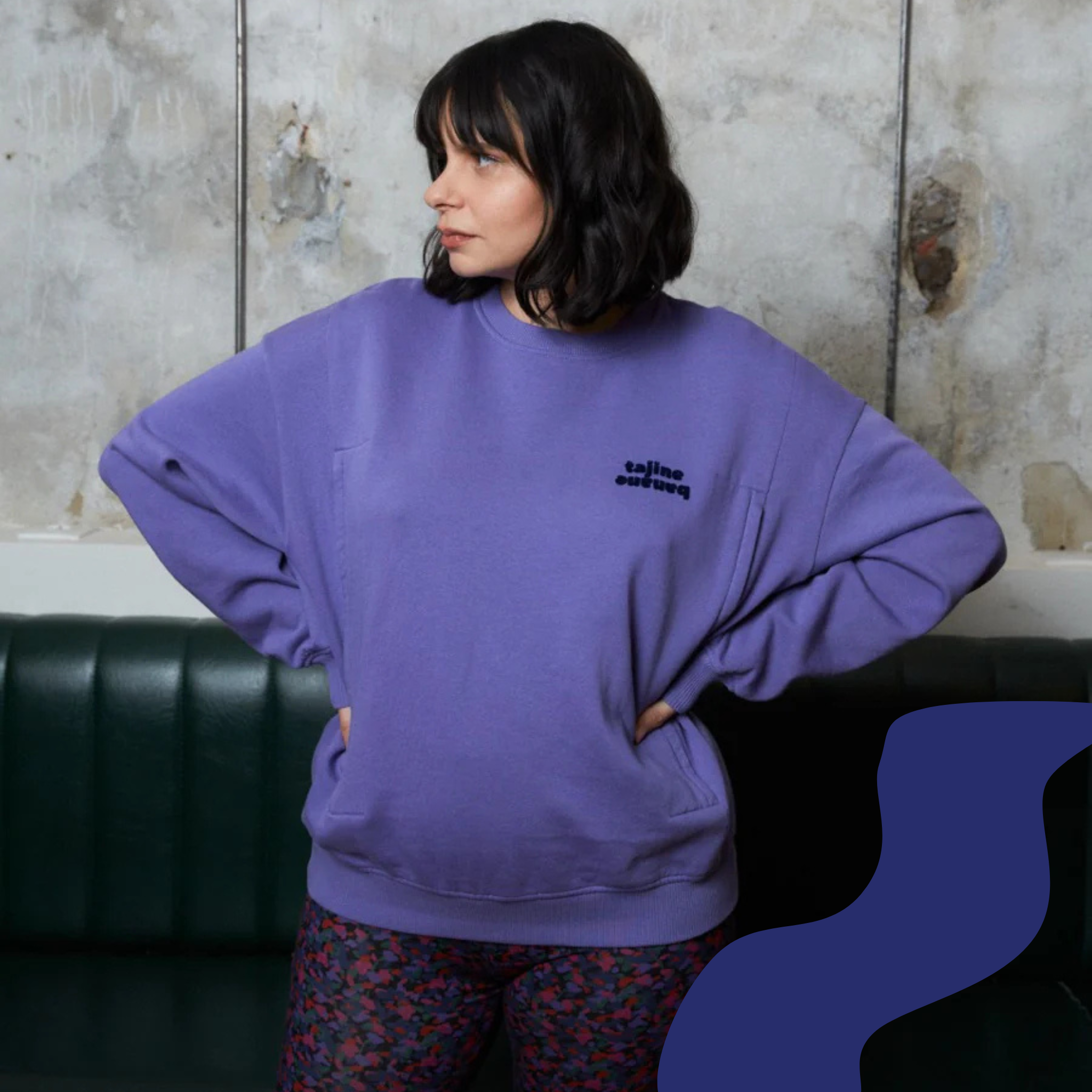 P'allaite Sweatshirt Purple - Tajine Banane