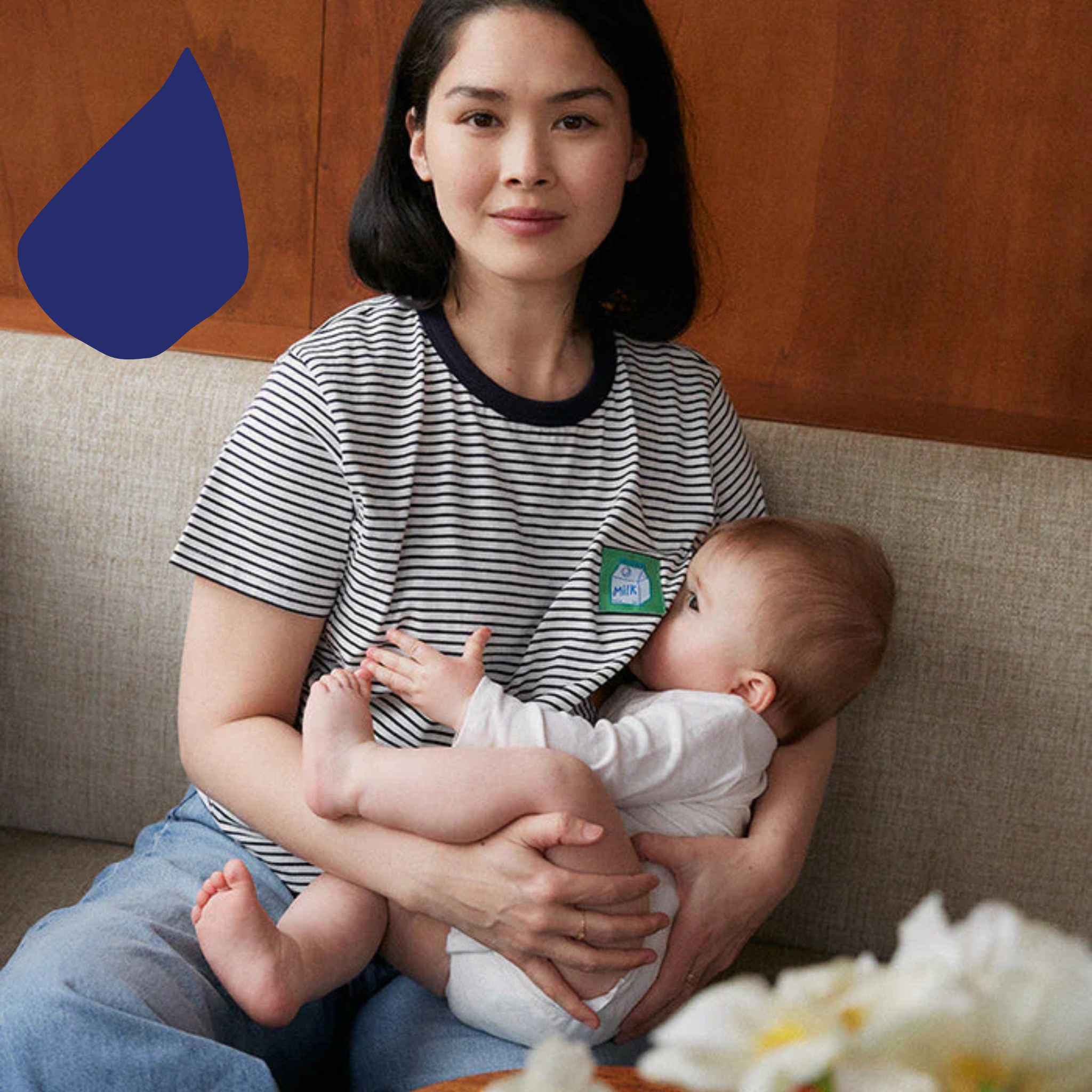Mama'rinière Milk - Borstvoedingst-shirt