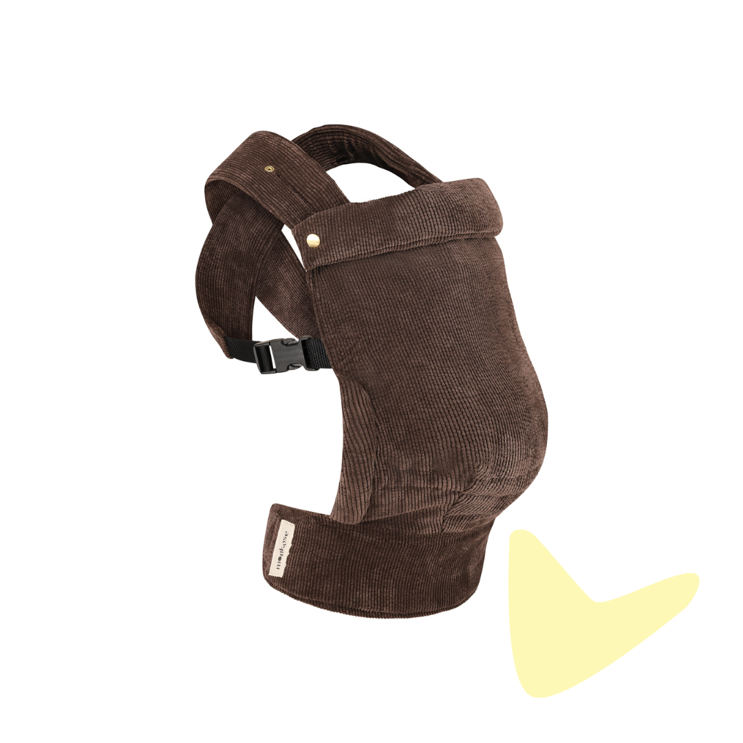 Monkose - Heiwa babydraagzak Corduroy Cocoa
