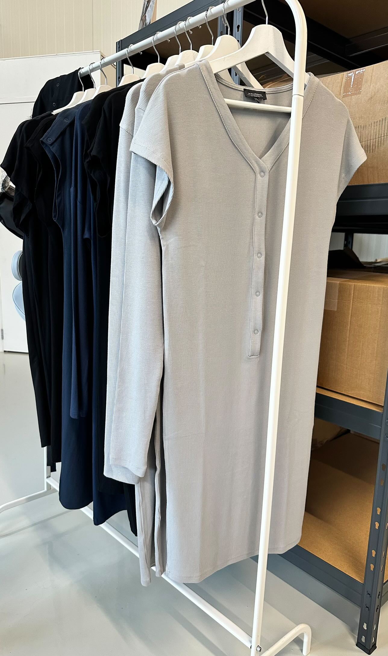 Het Bevallingsjurkje - Limited Rib - Bamboo