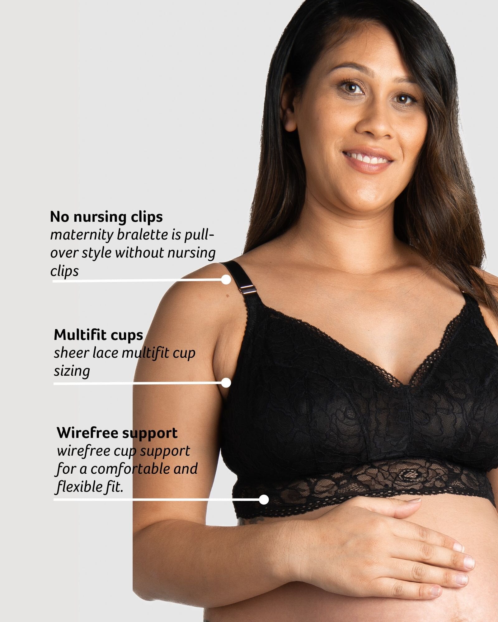 Heroine Multifit bralette black