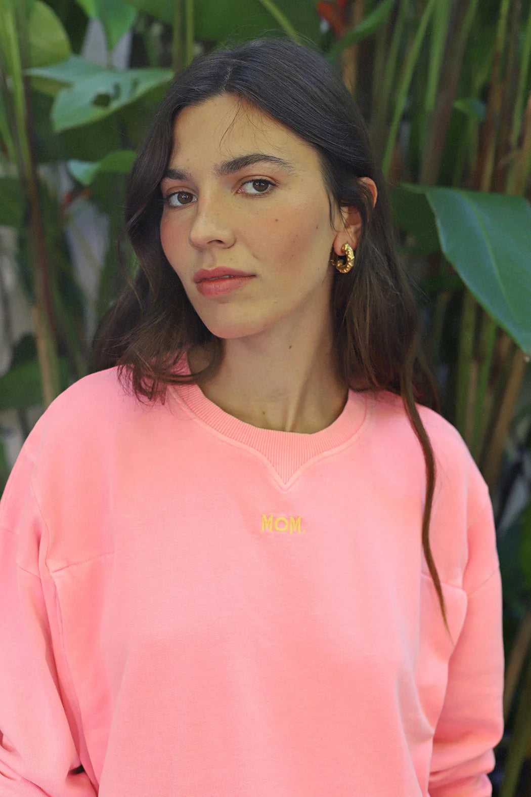 MOM Rosa borstvoedingssweatshirt