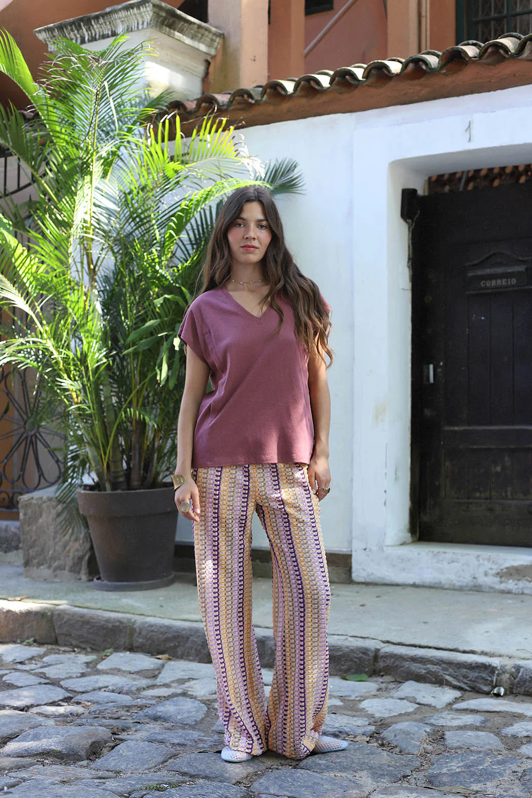 Lin'déclassable Açai borstvoedingst-shirt