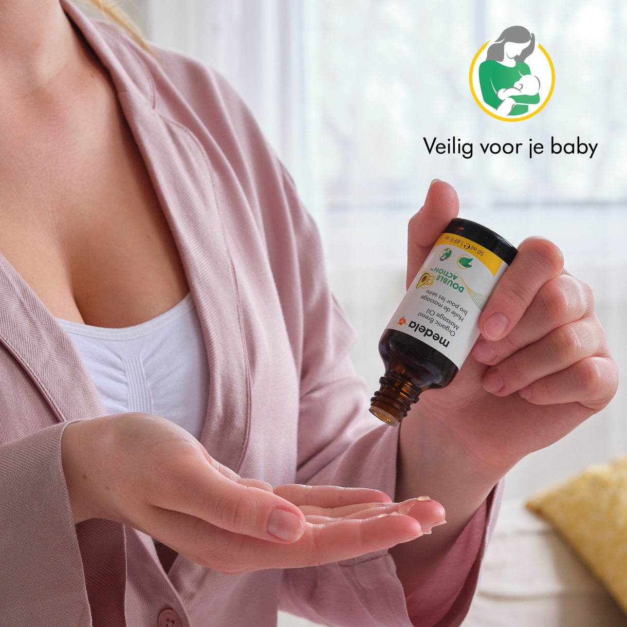 Biologische borstmassageolie