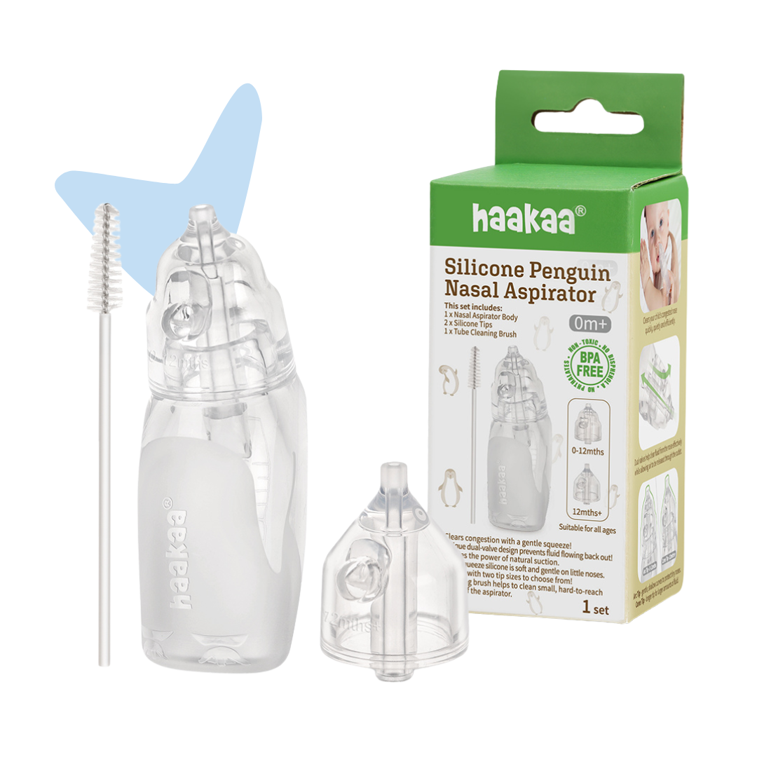 Haakaa Silicone Pinguïn Neusreiniger