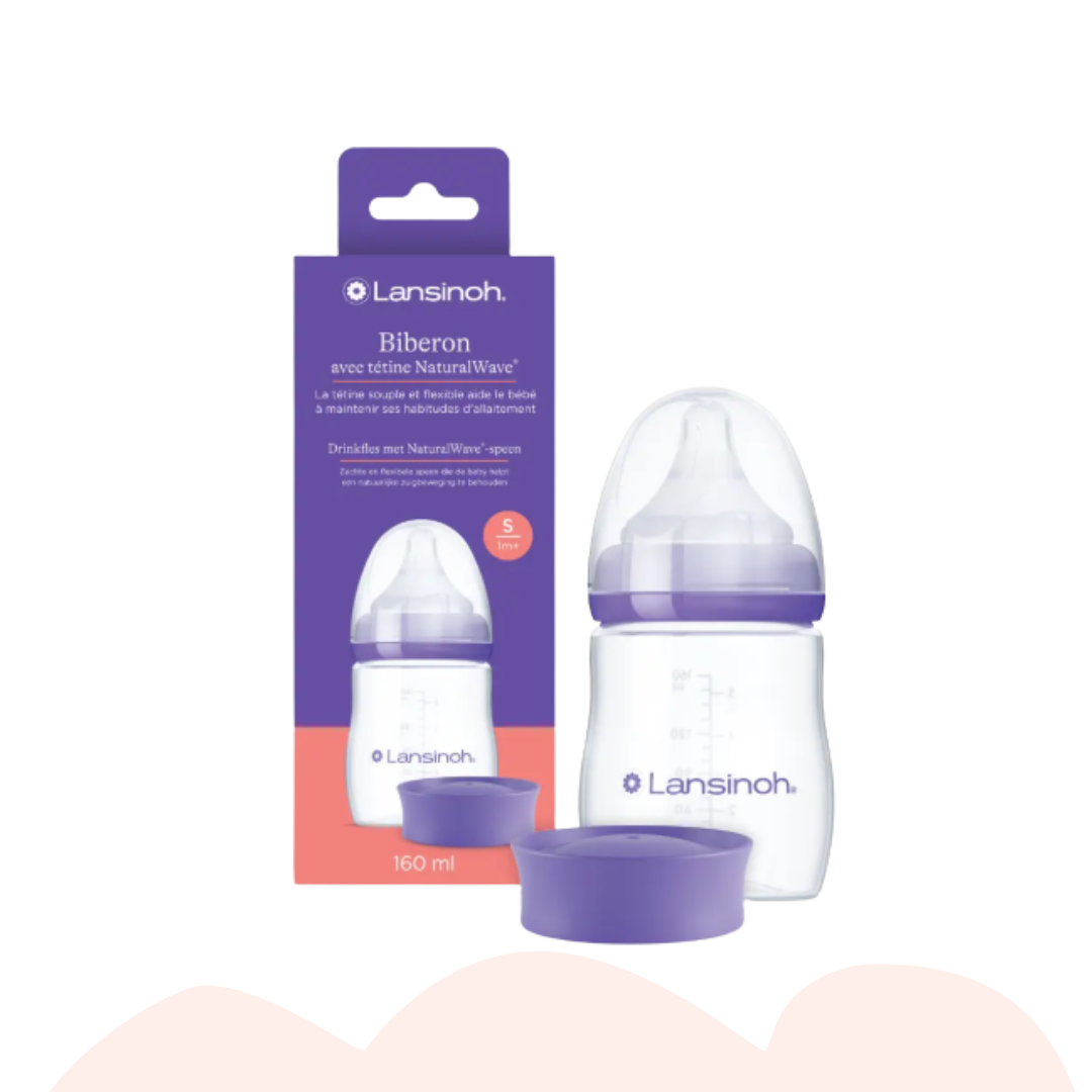 Glazen drinkfles met NaturalWave™ speen