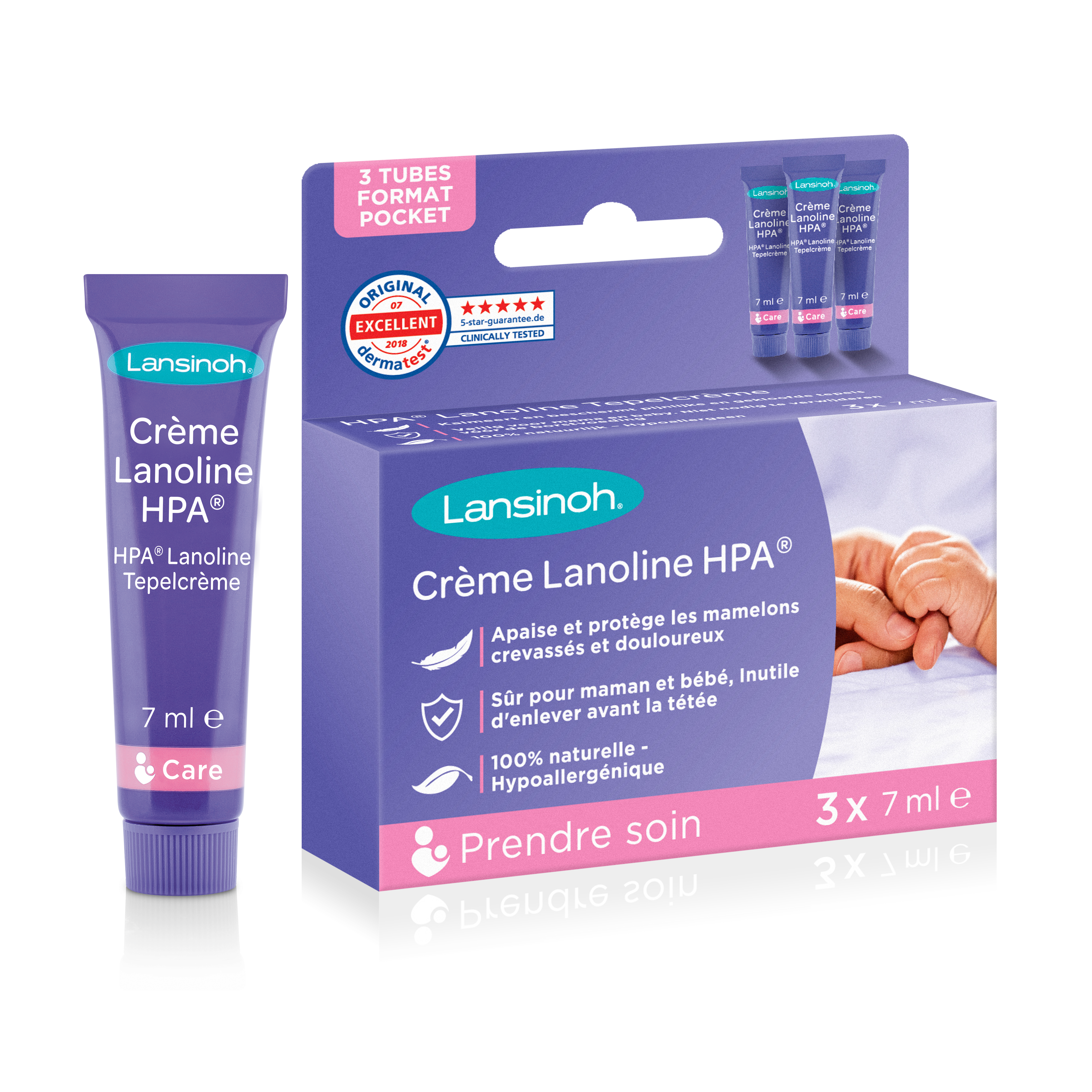 Lanoline tepelcrème HPA 3x7ml