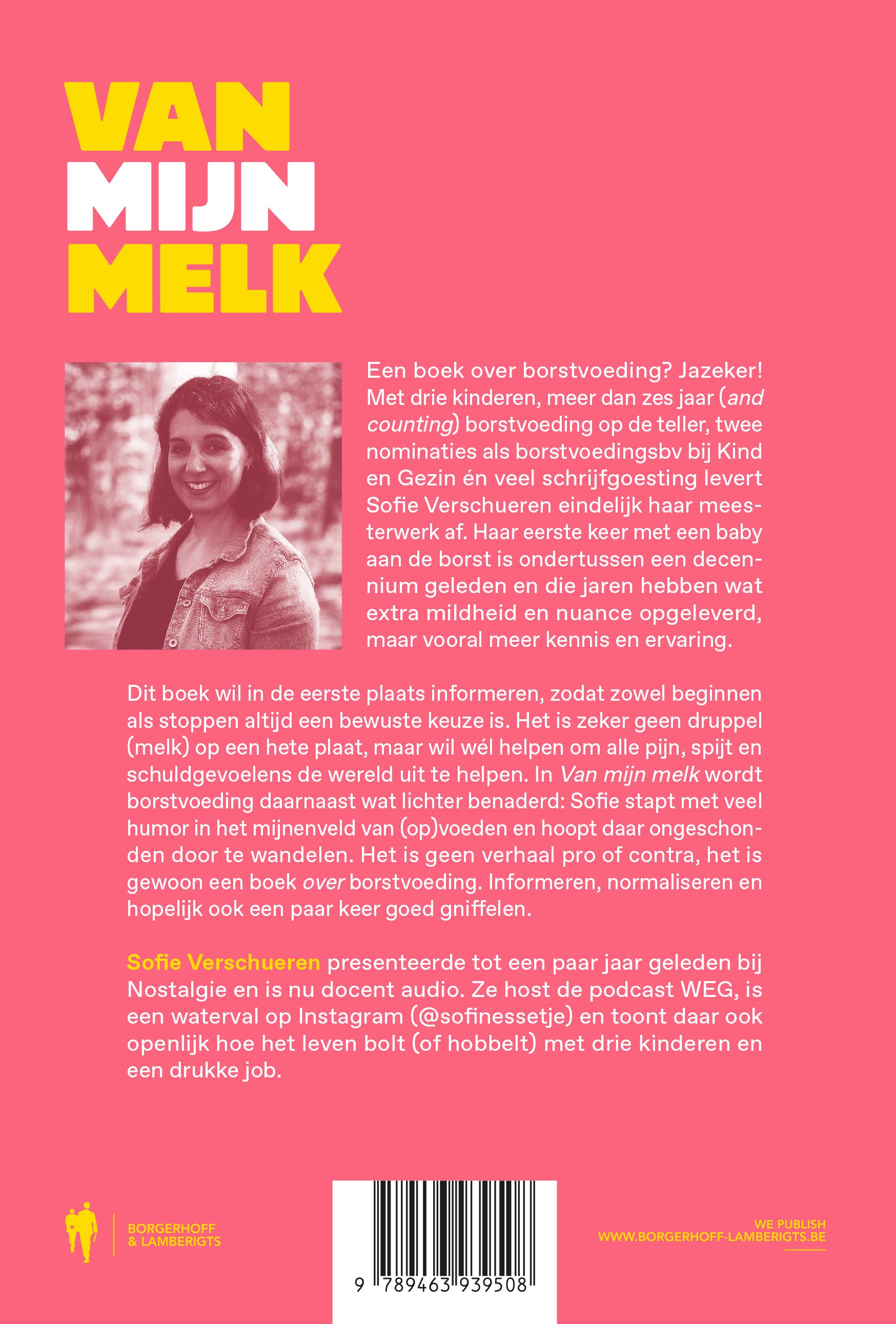 Boek - Van mijn melk - Sofie Verschueren