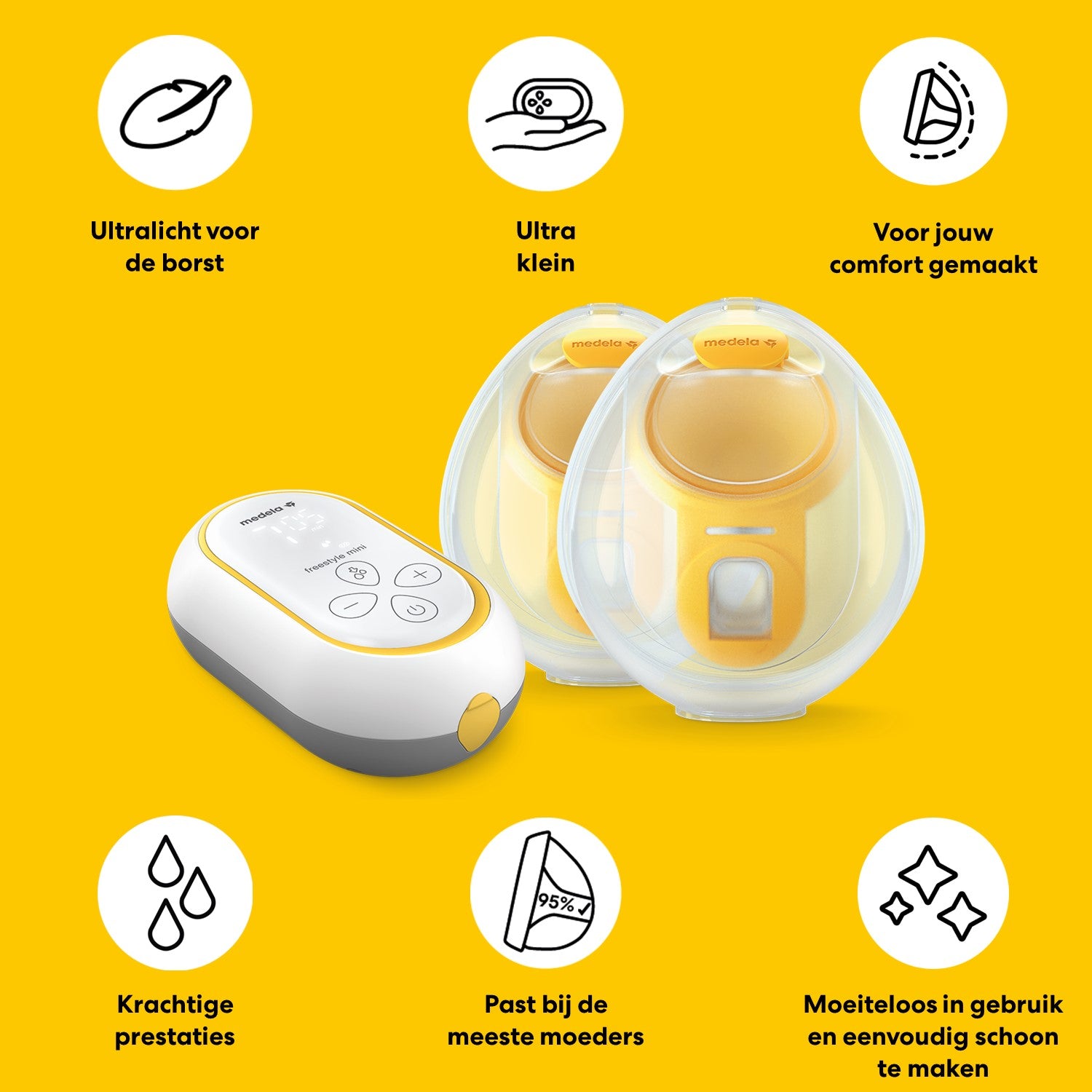 Medela Freestyle™ Mini Hands-free dubbele elektrische borstkolf