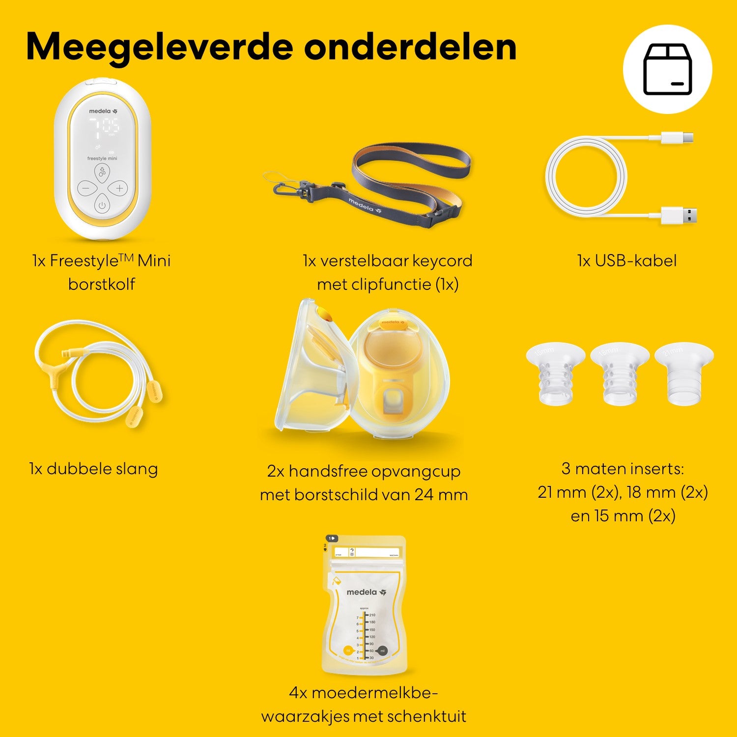 Medela Freestyle™ Mini Hands-free dubbele elektrische borstkolf
