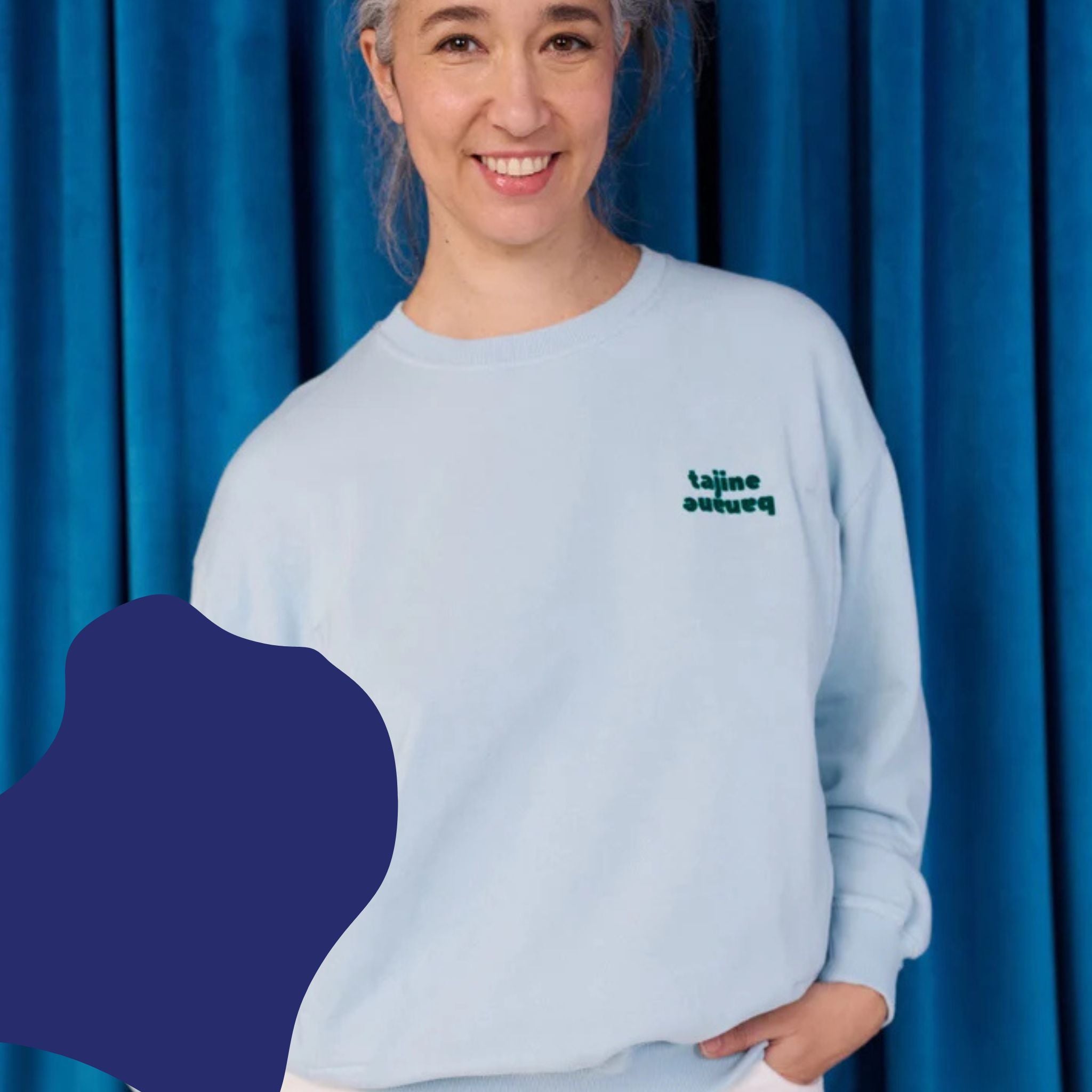 P'allaite Sweatshirt Light Blue