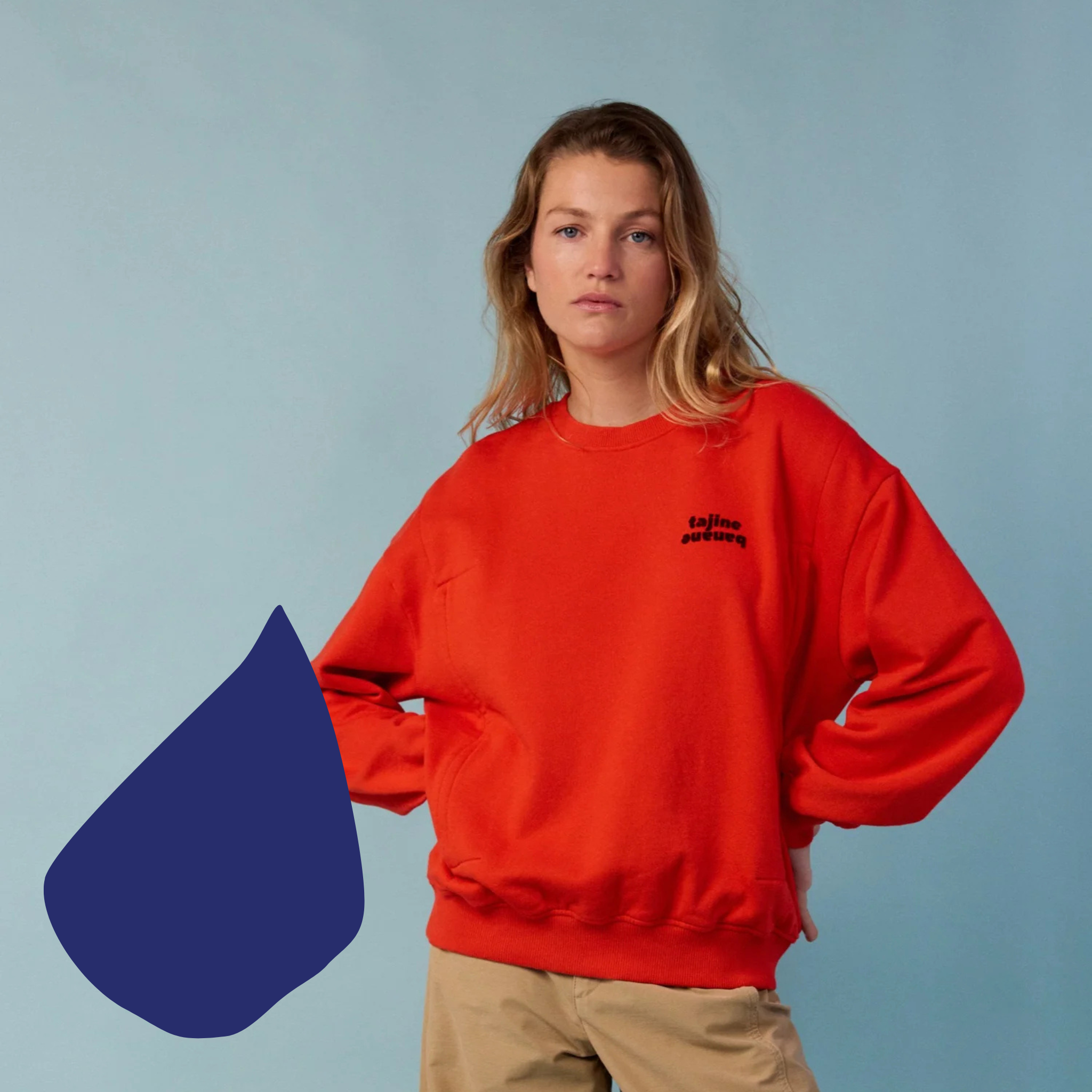 P'allaite Sweatshirt Poppy