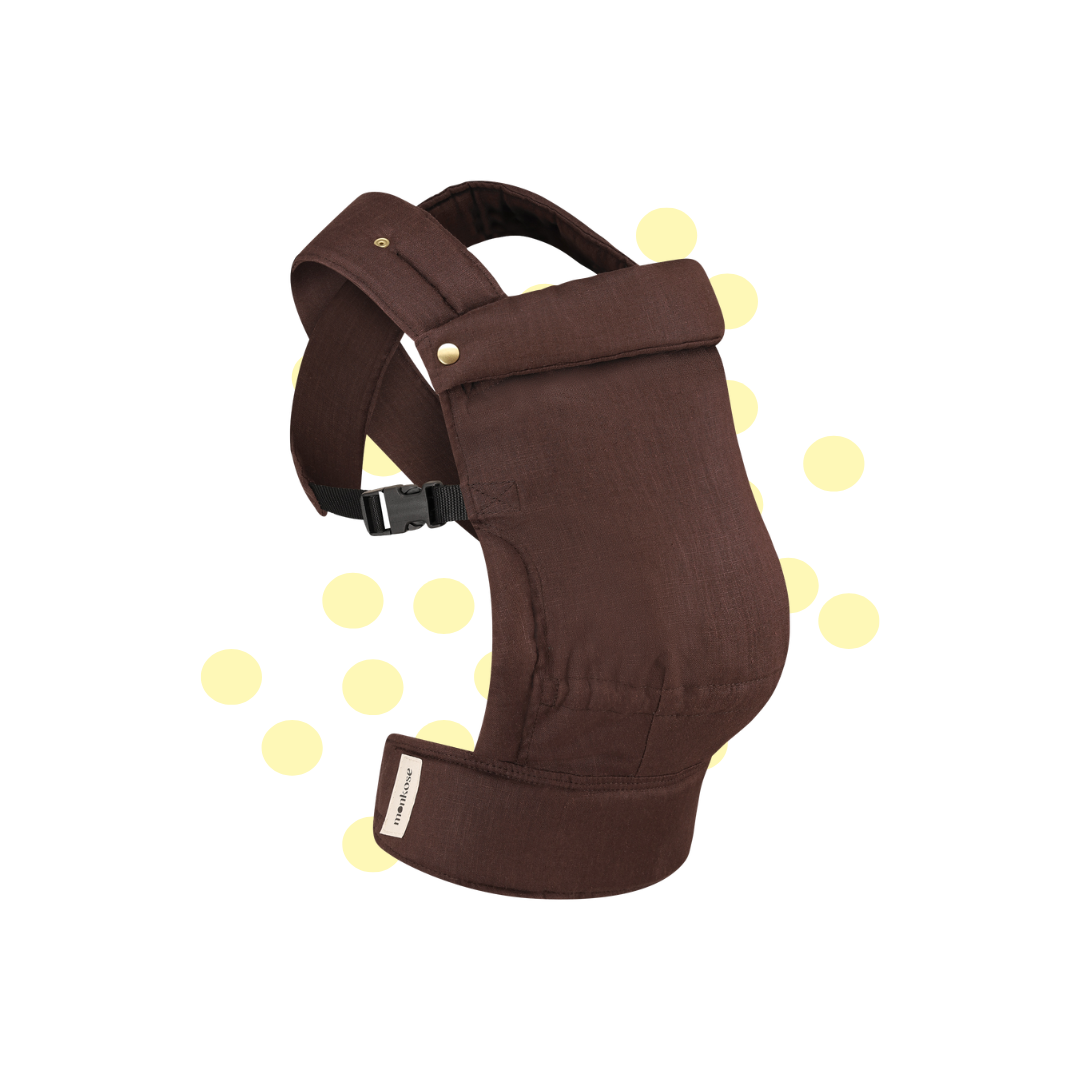 Monkose - Heiwa babydraagzak Linen Cocoa