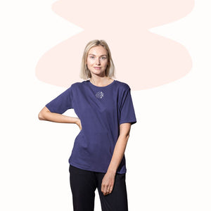 Latte Mamiato - Borstvoedingst-shirt - Blauw