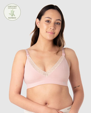 Caress Seamfree Bamboo Multifit Bra - Lotus pink