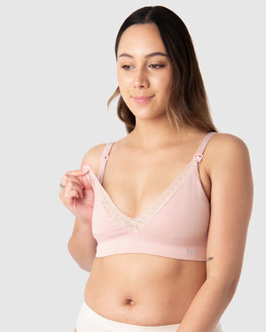 Caress Seamfree Bamboo Multifit Bra - Lotus pink