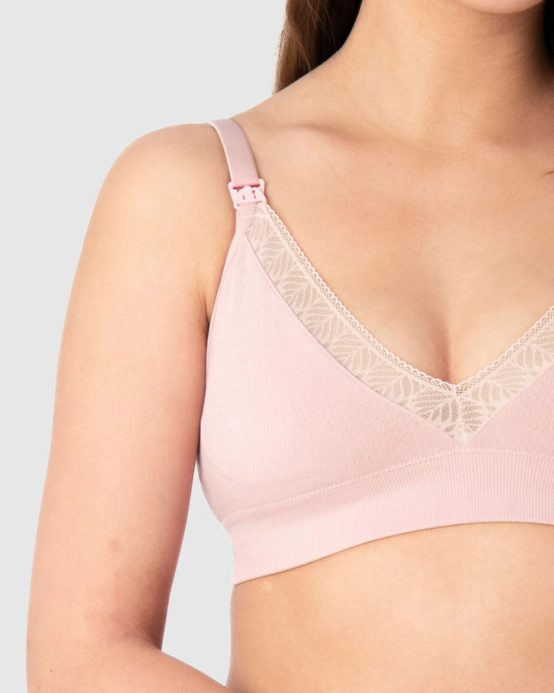 Caress Seamfree Bamboo Multifit Bra - Lotus pink