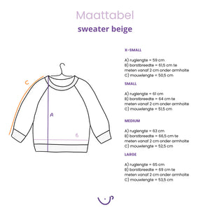 Latte Mamiato - Borstvoedingsweater - Beige