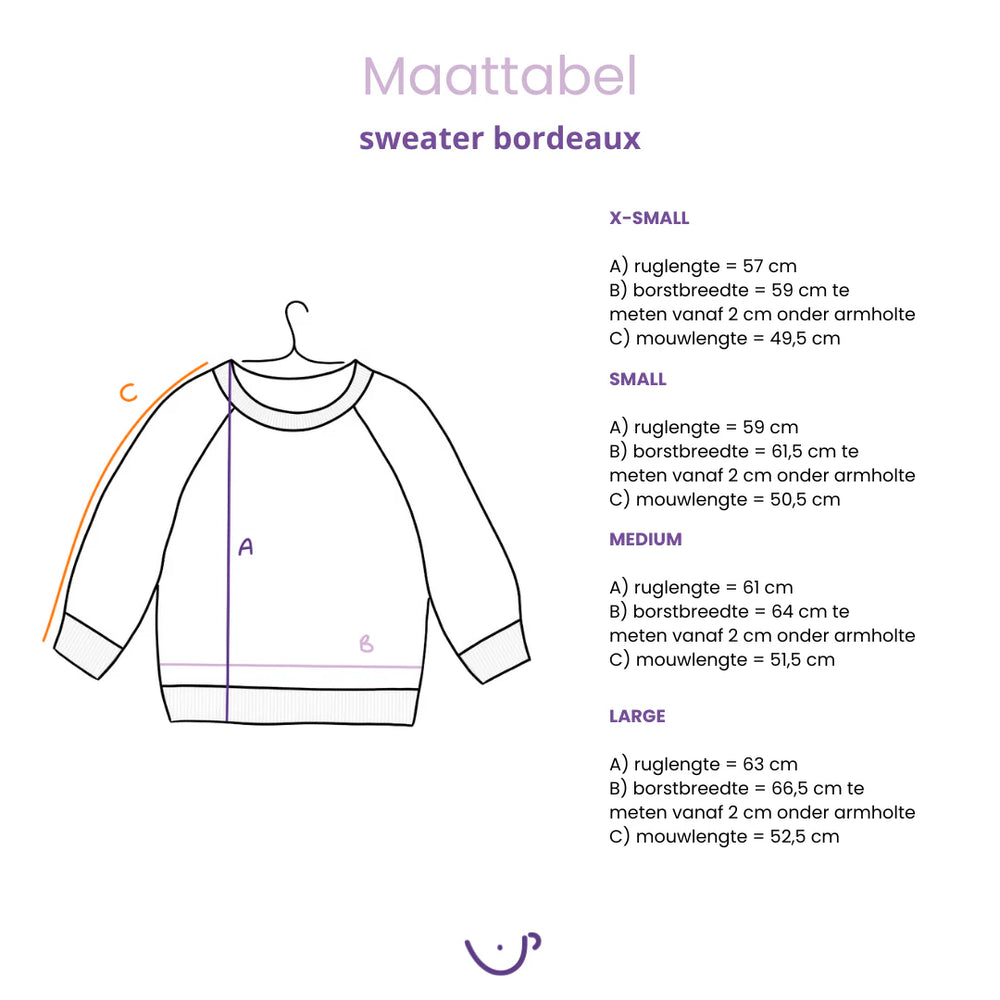 Latte Mamiato - Borstvoedingsweater - Bordeaux