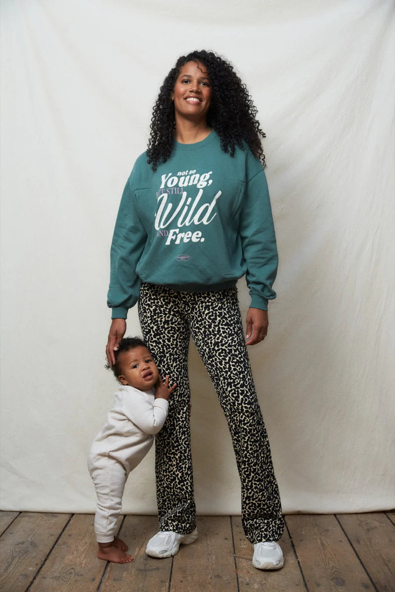 Wild & Free borstvoedingssweater tajine banane