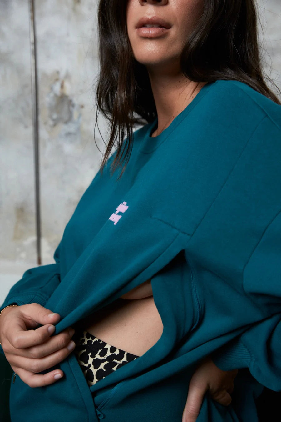 P'allaite Sweatshirt Emerald - Tajine Banane