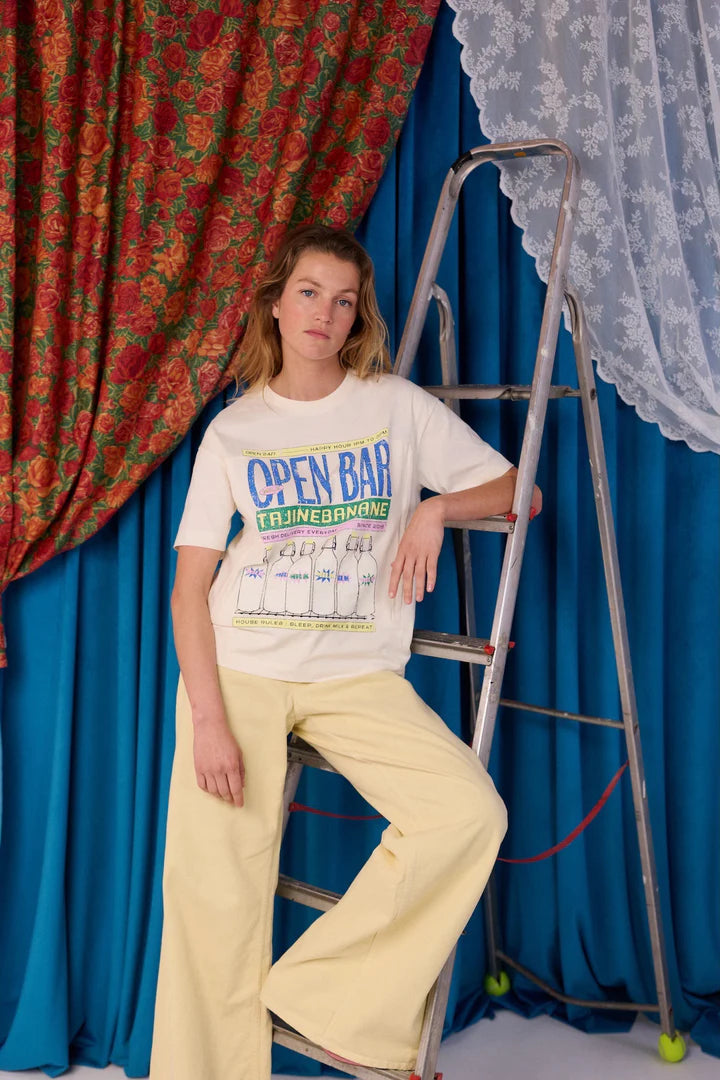 Open Bar Graphic borstvoedings T-shirt