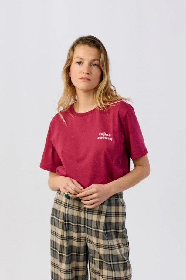 La p'allaite Borstvoeding T-shirt Framboos (pre order)