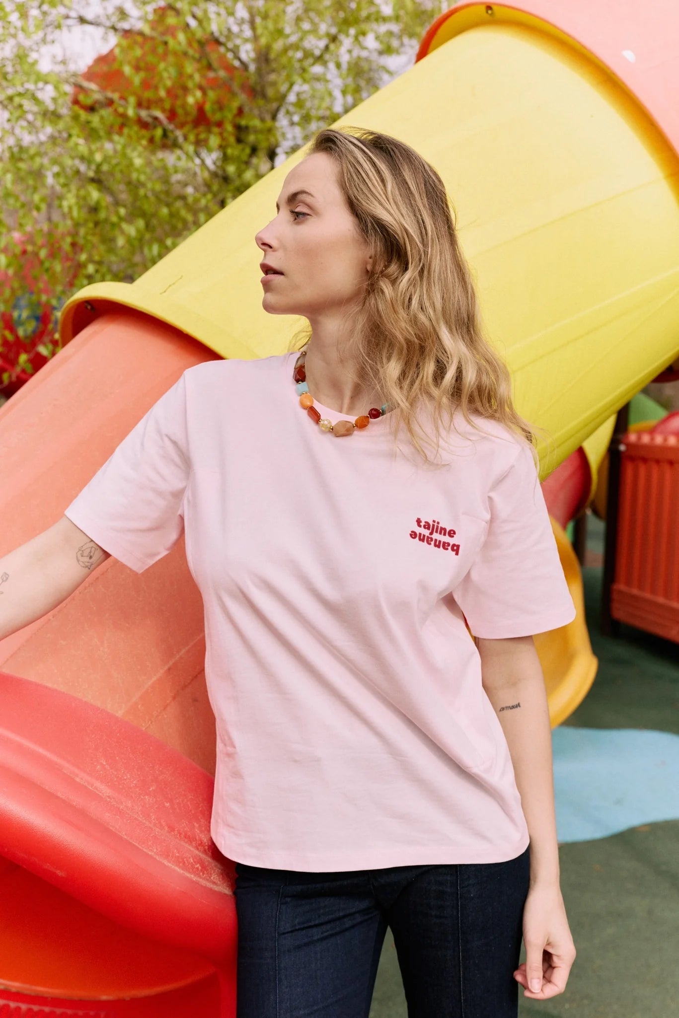 La P'allaito borstvoedingst-shirt poeder