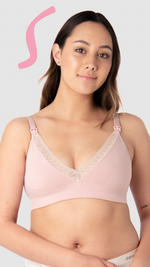 Caress Seamfree Bamboo Multifit Bra - Lotus pink