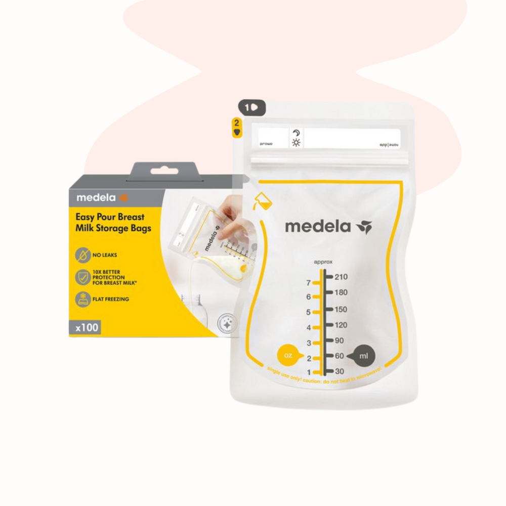 Medela Moedermelkbewaarzakjes met schenktuit - vernieuwd