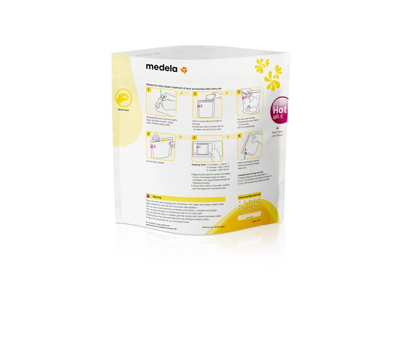 Quick Clean™ magnetronsterilisatiezakken - Medela