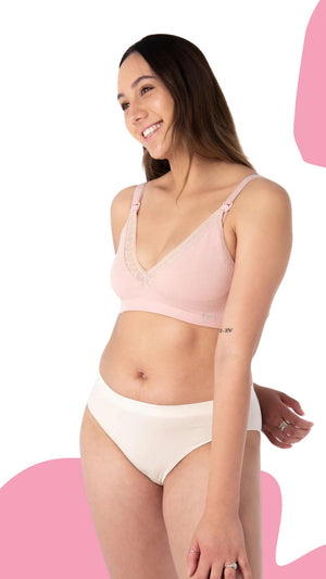 Caress Seamfree Bamboo Multifit Bra - Lotus pink