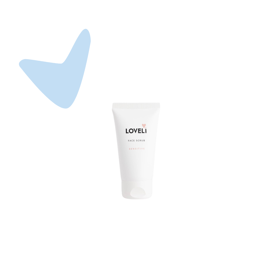 Face scrub - gevoelige huid - Loveli