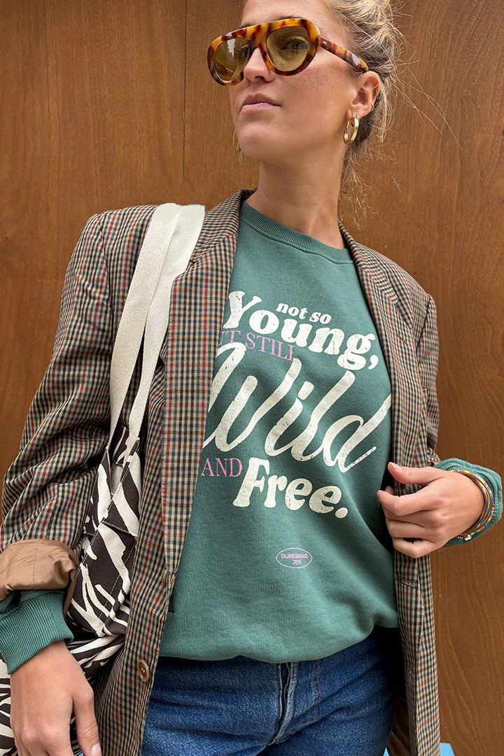 Wild & Free borstvoedingssweater tajine banane